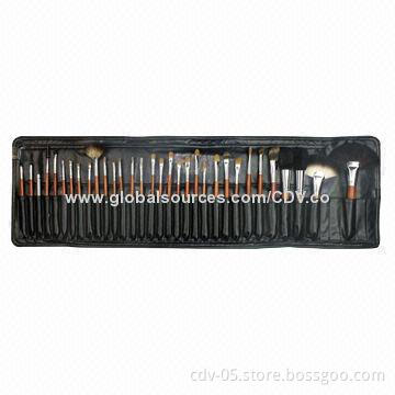 32-piece professional makeup brush set, made of great goat, squirrel, sable and synthetic hair